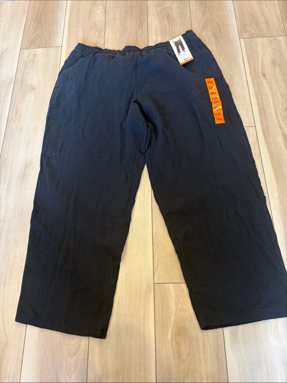 New Coldwater Creek Black Casual Elastic-Waist Pants